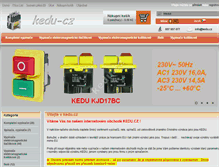 Tablet Screenshot of kedu.cz